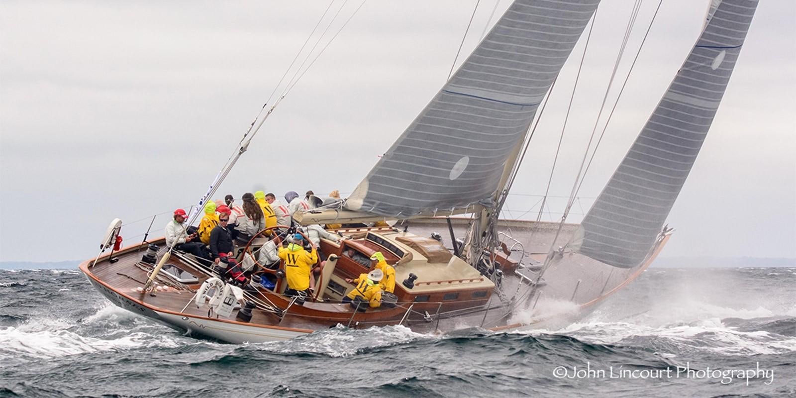 a group of people sailing on a boat aboard WILD HORSES Yacht for Sale