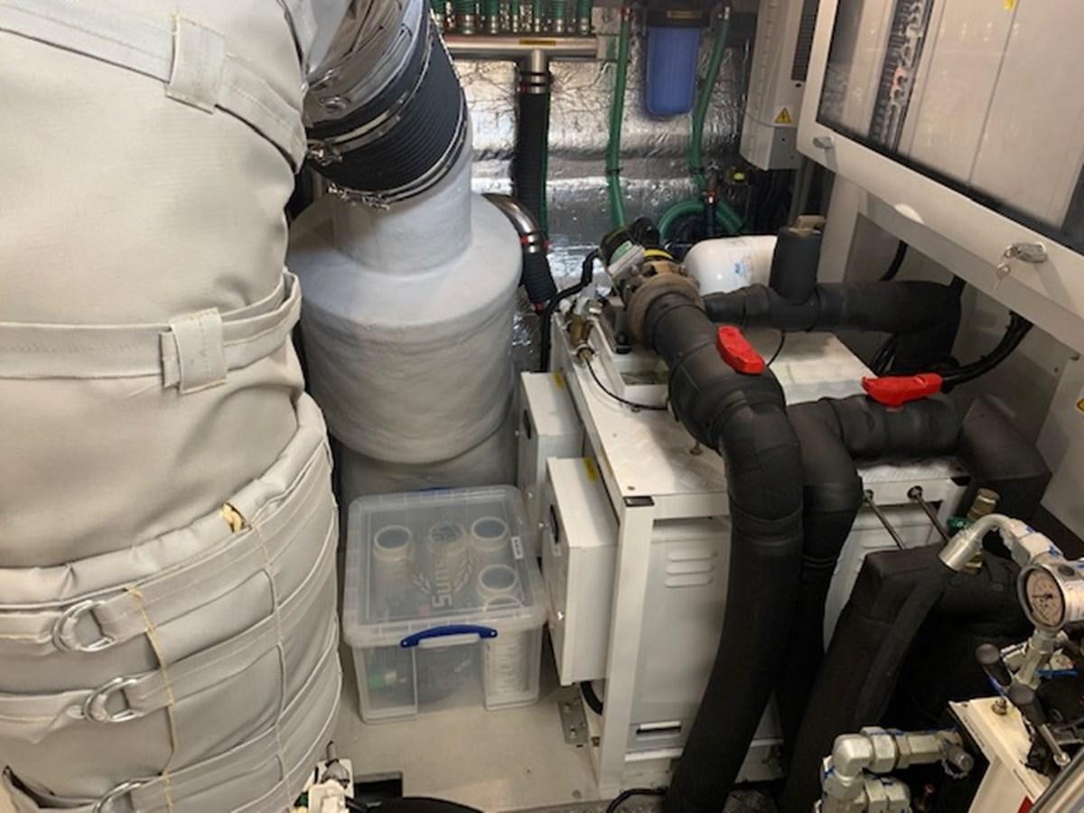 a machine with a large metal object aboard SEA SCAPE Yacht for Sale