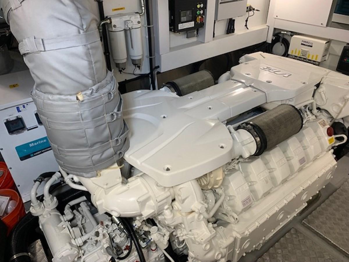 a person in a lab coat aboard SEA SCAPE Yacht for Sale