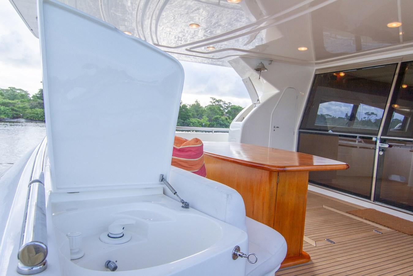 a white bathtub with a sink aboard SEA PAL Yacht for Sale