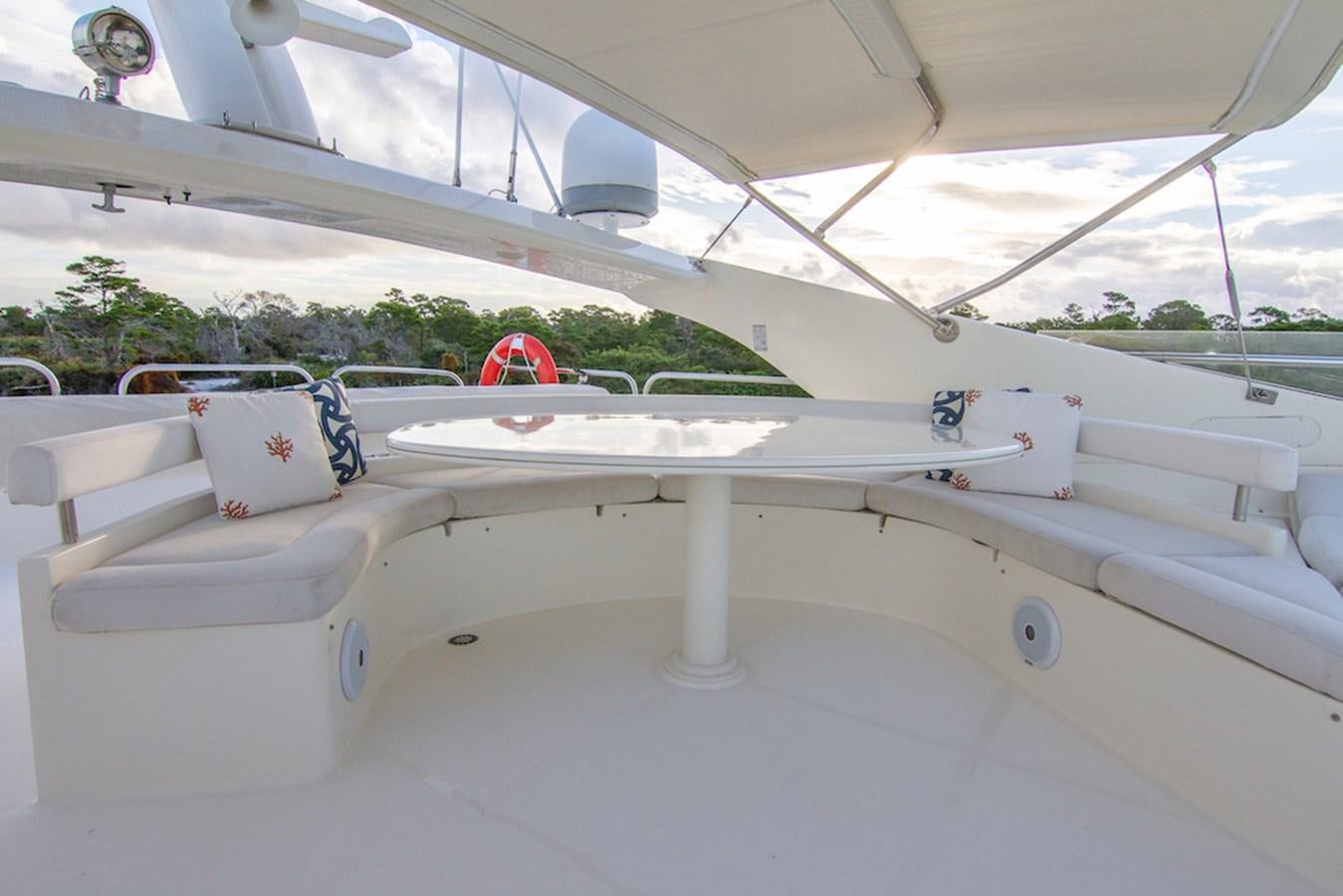 a white boat with a white railing aboard SEA PAL Yacht for Sale