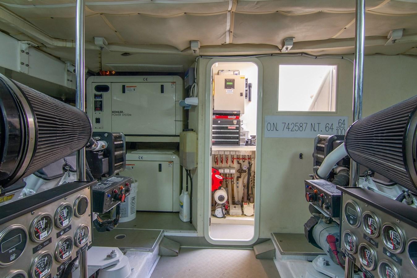 a close-up of a machine aboard SEA PAL Yacht for Sale