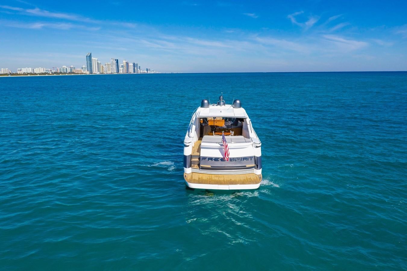 a boat in the water aboard FREE SPIRIT Yacht for Sale