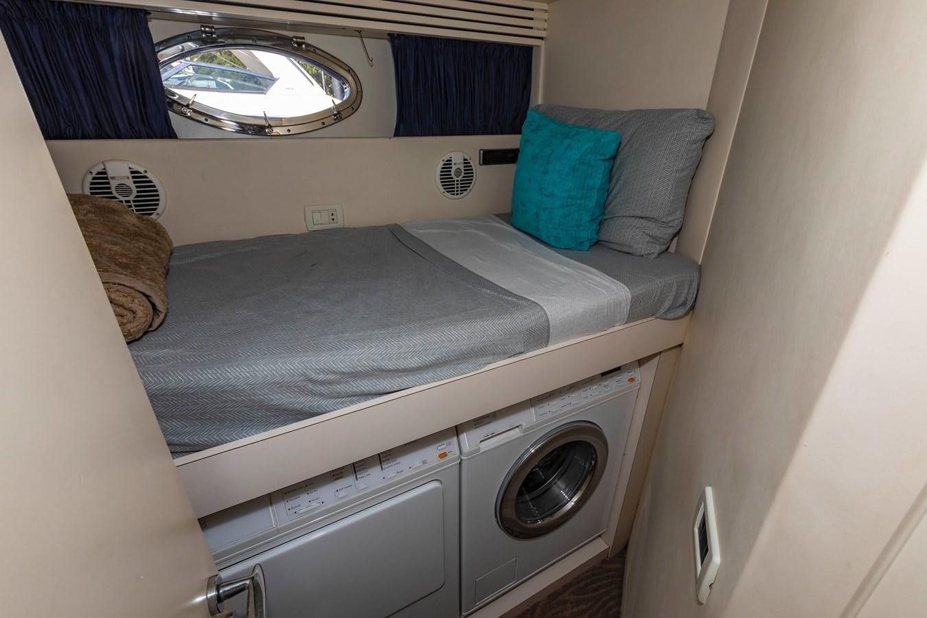 a bed in a room aboard FREE SPIRIT Yacht for Sale