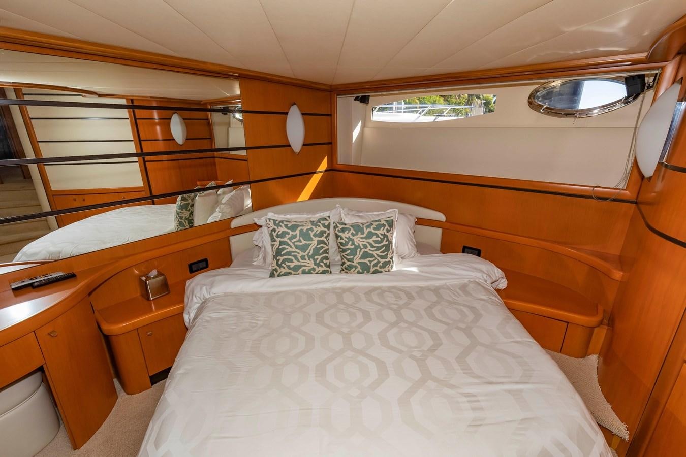a room with two beds aboard FREE SPIRIT Yacht for Sale