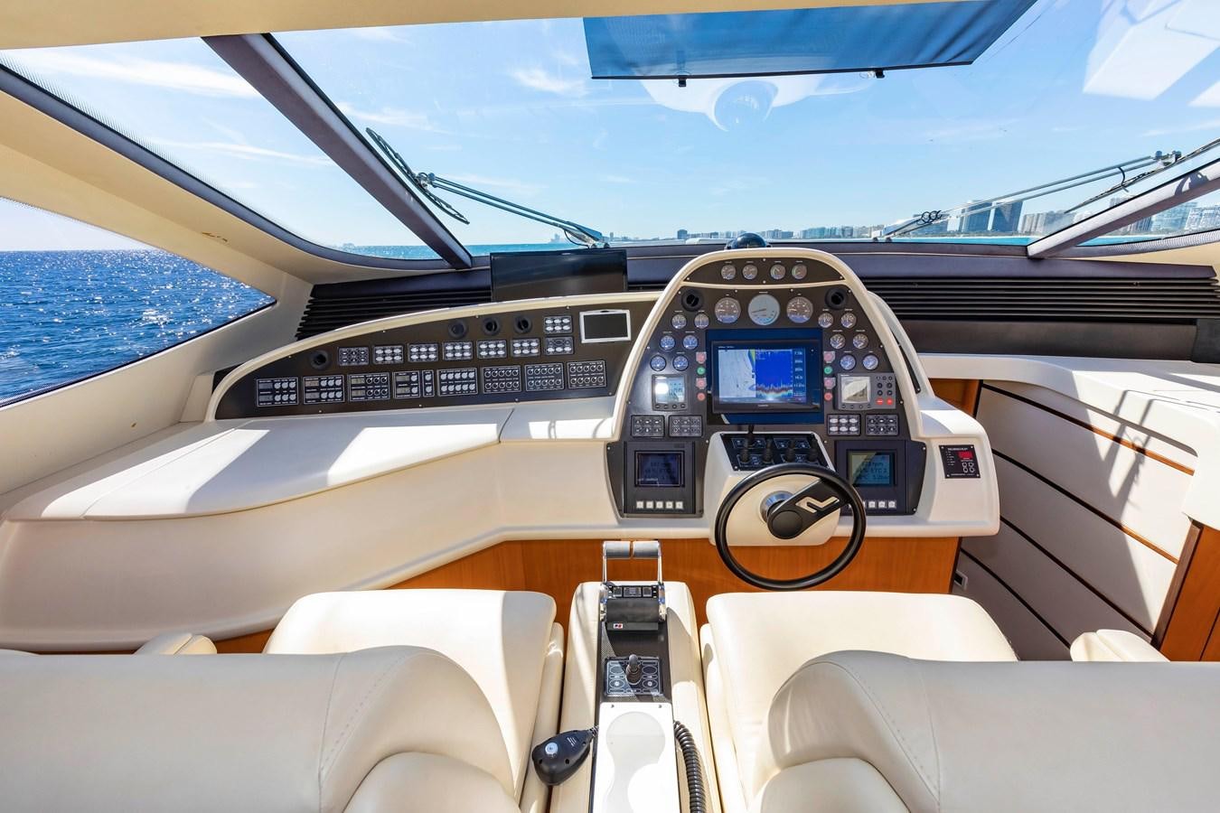 a cockpit of a plane aboard FREE SPIRIT Yacht for Sale