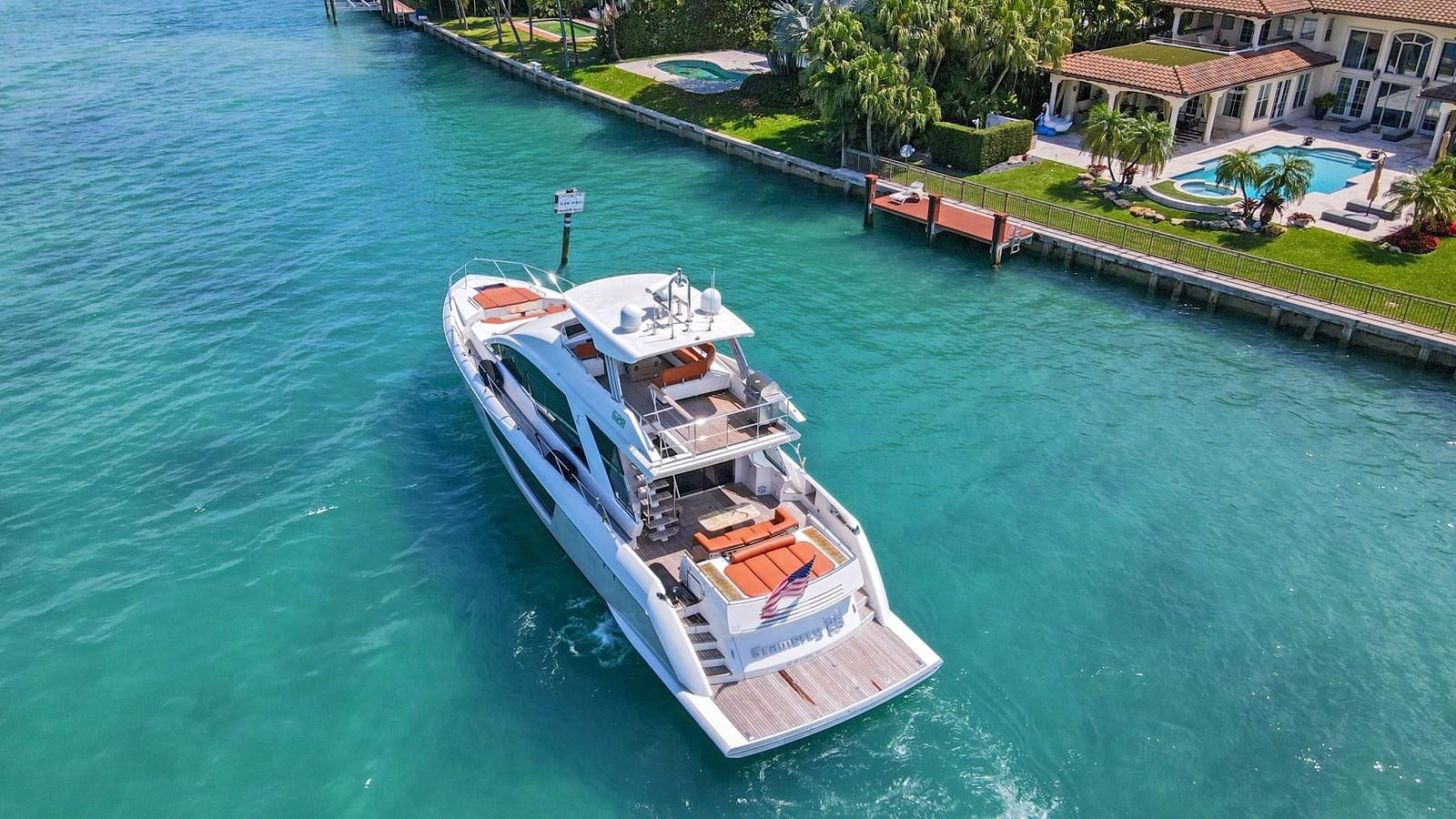a boat on the water aboard Gramercy 28 Yacht for Sale