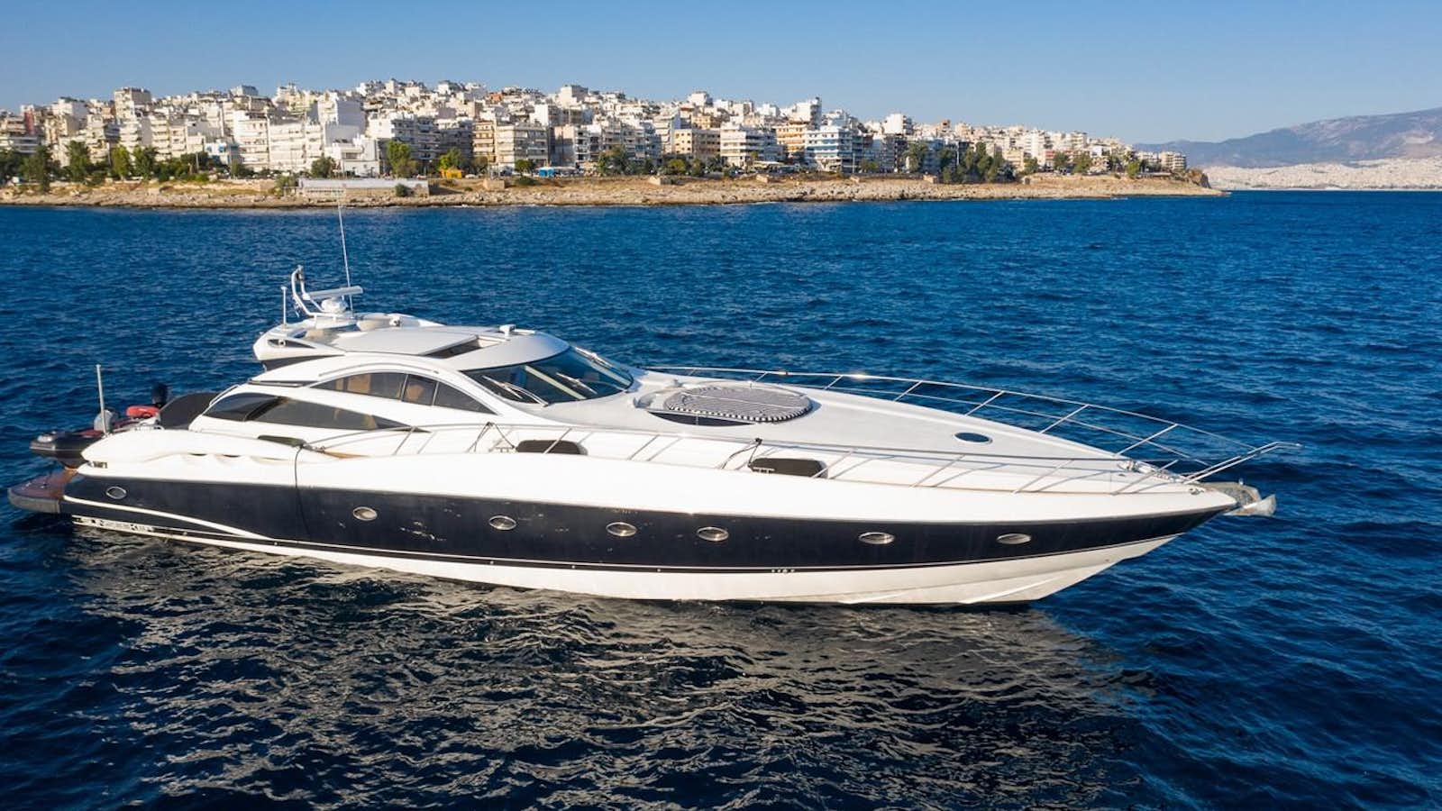 a yacht in the water aboard HOURI Yacht for Sale