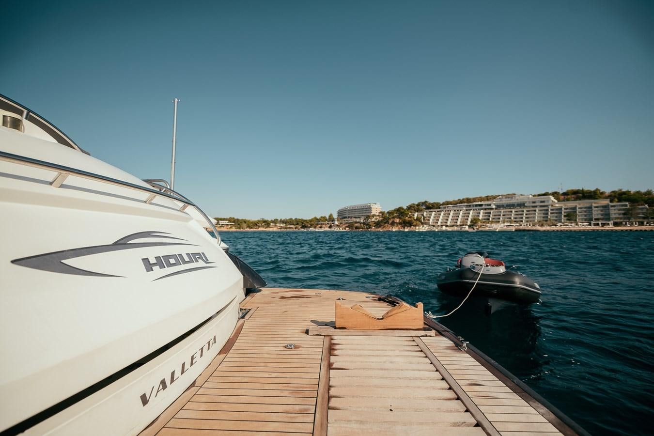 a boat on the water aboard HOURI Yacht for Sale