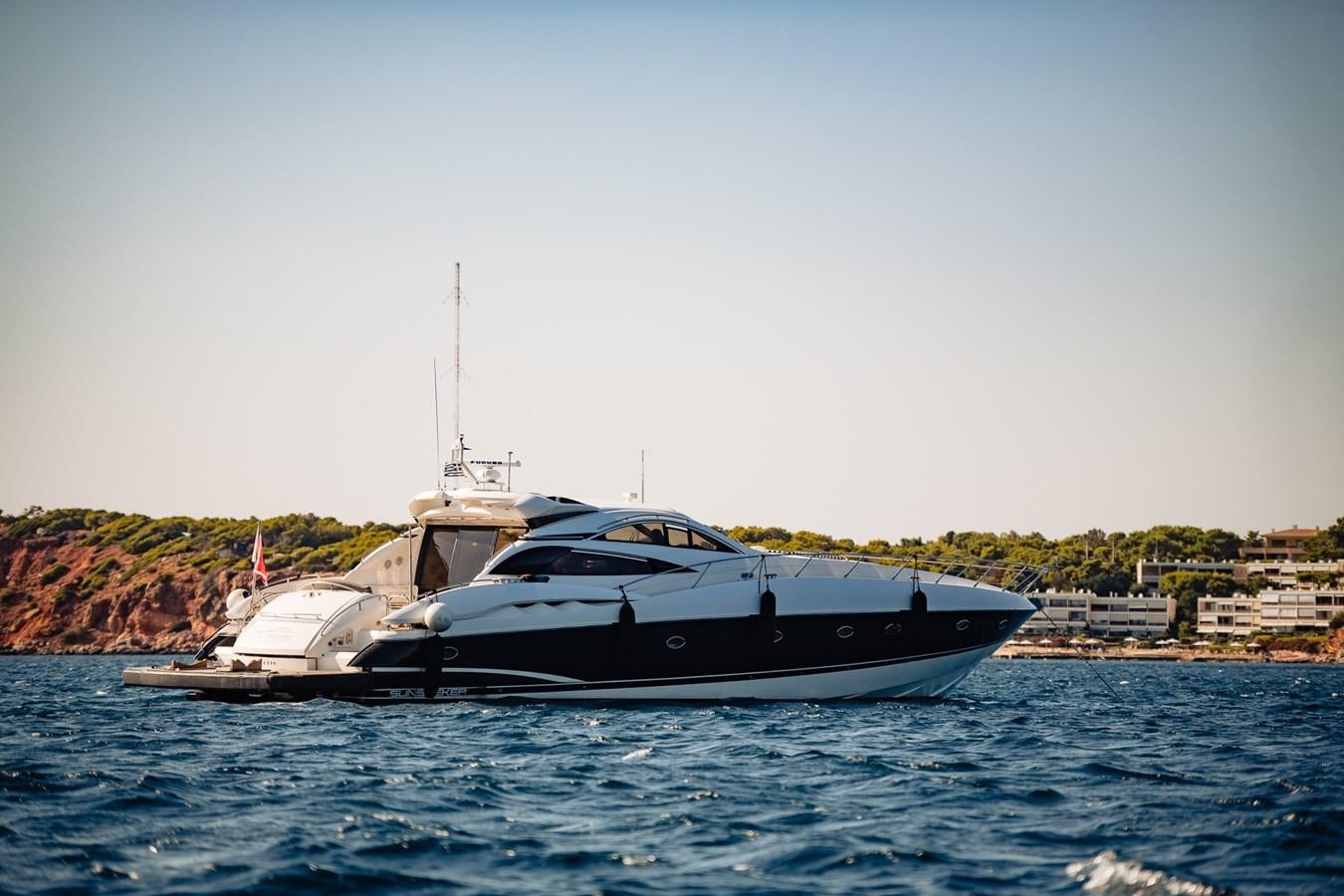 a boat in the water aboard HOURI Yacht for Sale