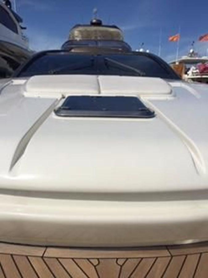 the front of a white car aboard 2013 RIVA 75 VENERE SUPER Yacht for Sale
