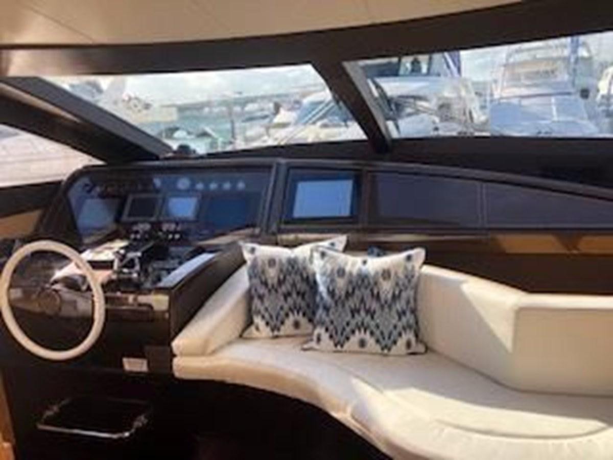a car with a seat belt aboard 2013 RIVA 75 VENERE SUPER Yacht for Sale