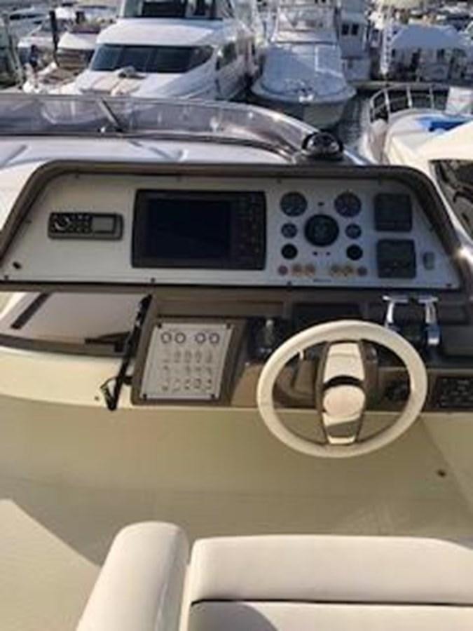 the inside of a car aboard 2013 RIVA 75 VENERE SUPER Yacht for Sale