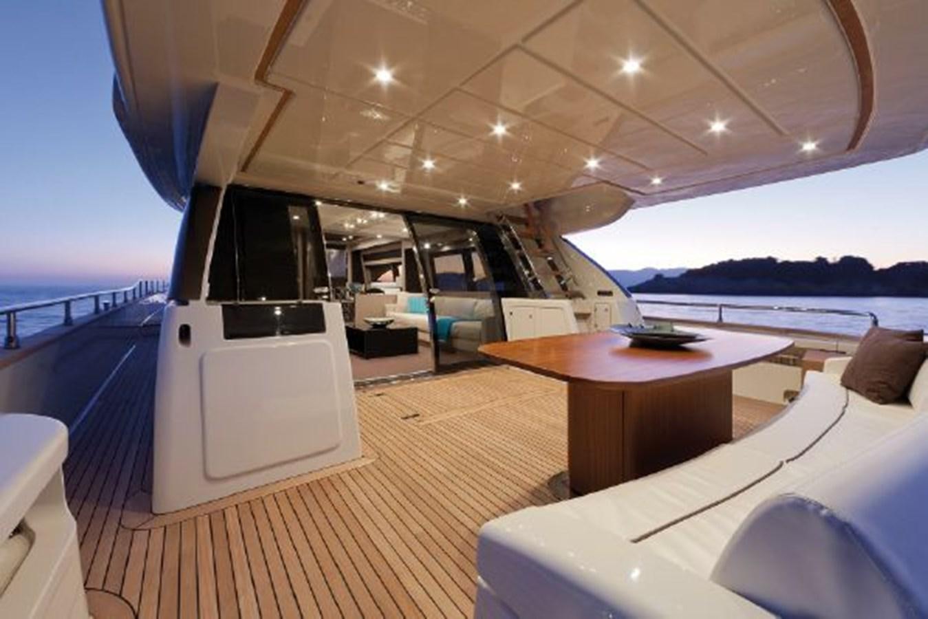 a boat on the water aboard 2013 RIVA 75 VENERE SUPER Yacht for Sale