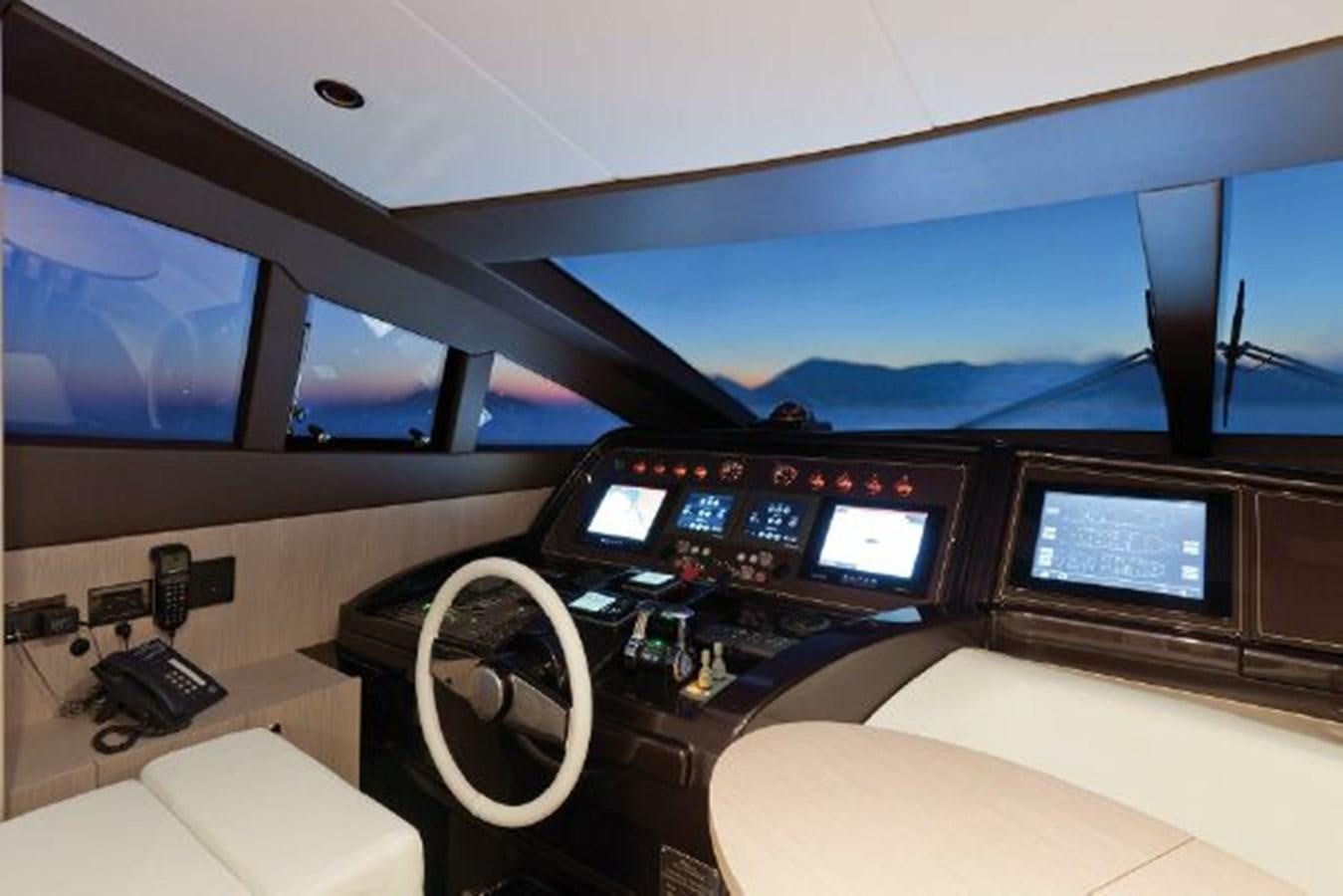 inside of a plane aboard 2013 RIVA 75 VENERE SUPER Yacht for Sale