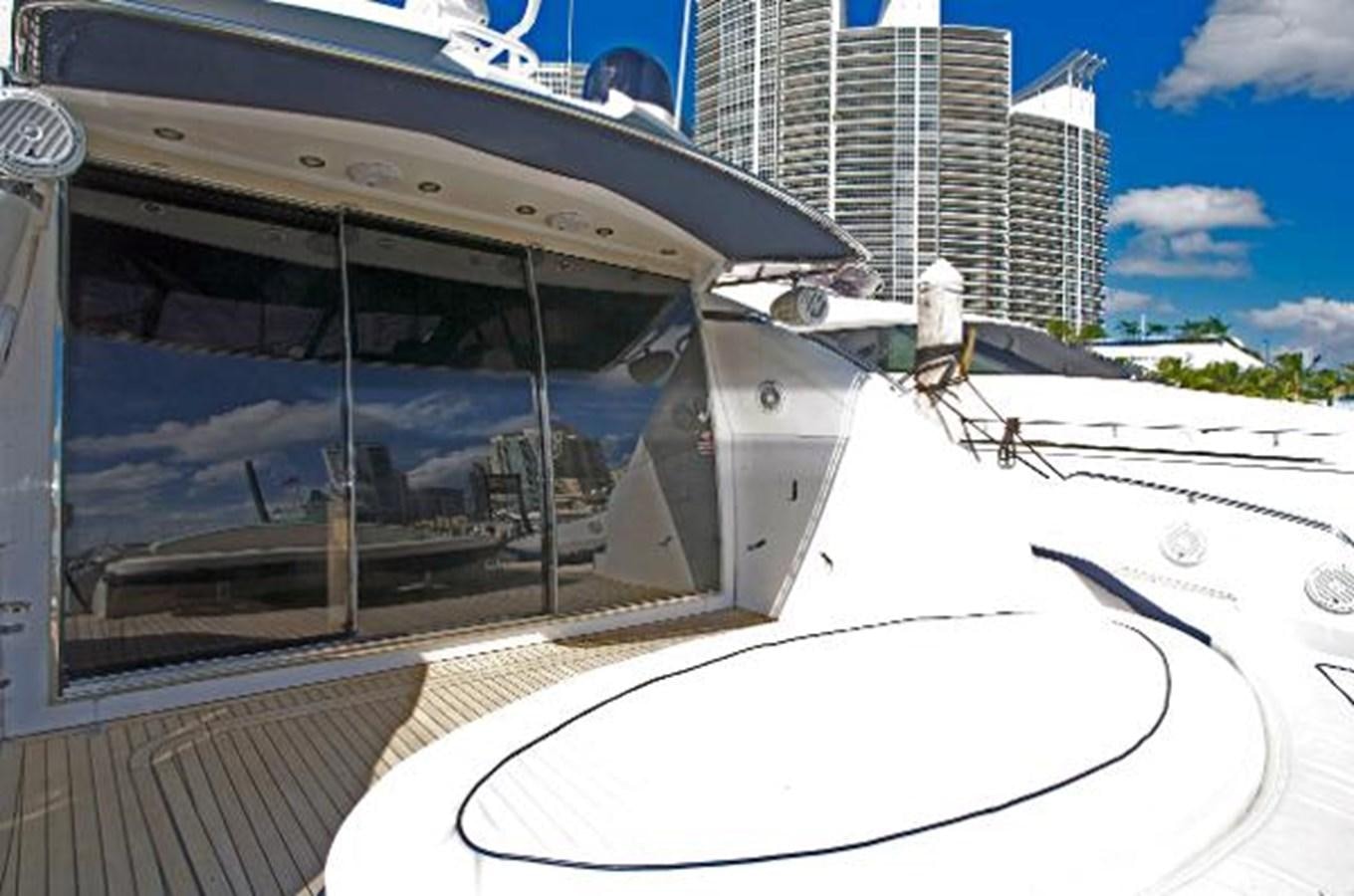 a white robot on a white surface aboard H2 Yacht for Sale