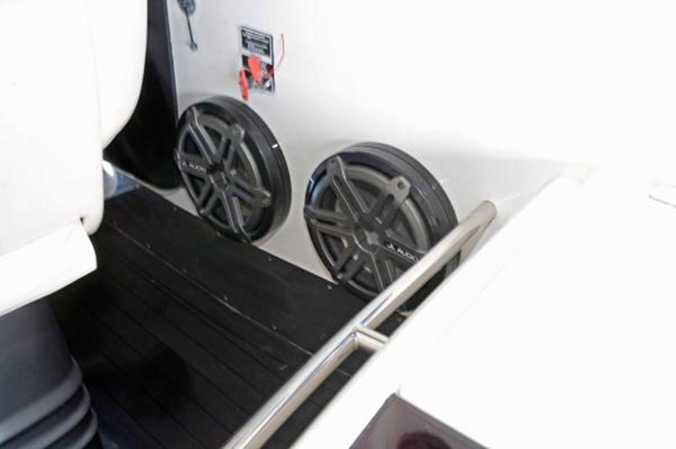 a car with a wheel aboard H2 Yacht for Sale