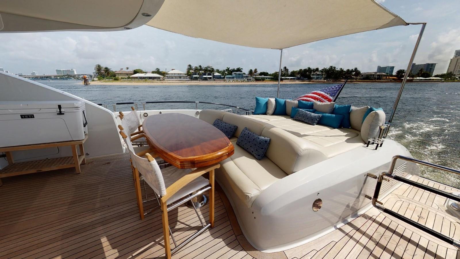 a boat on the water aboard MOJO Yacht for Sale