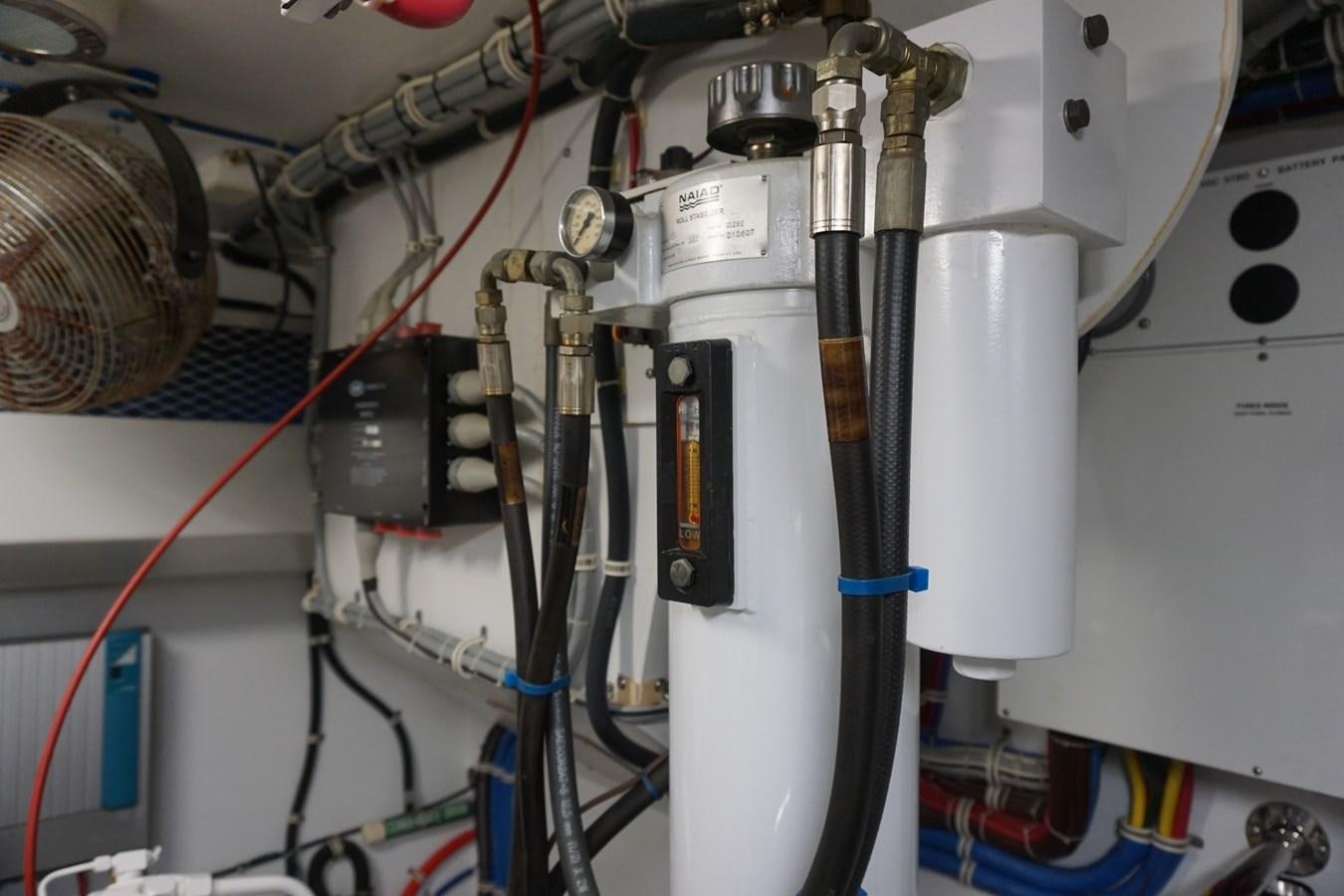 a white machine with wires aboard LUISA Yacht for Sale