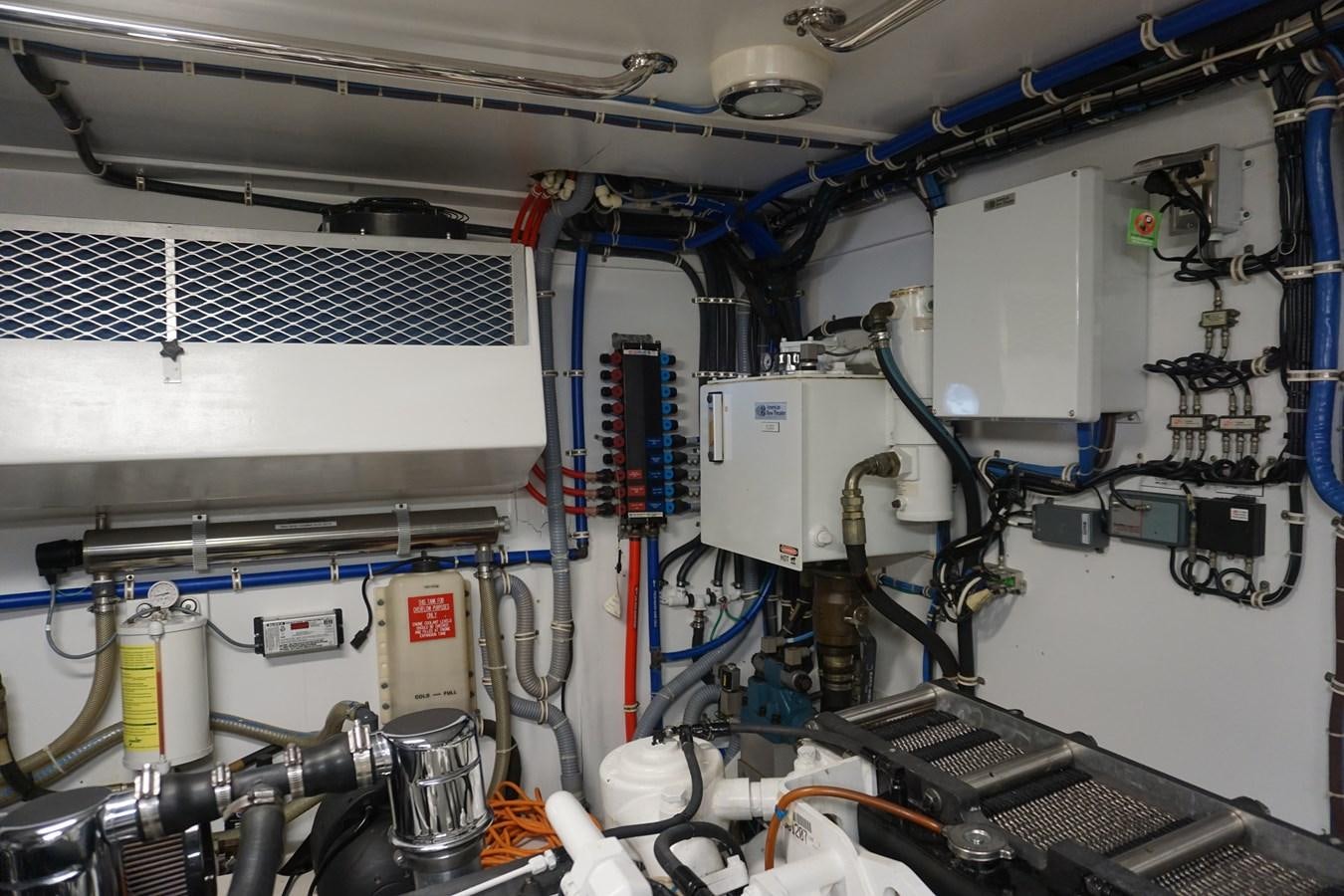 a machine with wires and equipment aboard LUISA Yacht for Sale