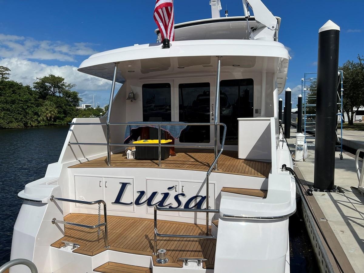 a boat on the water aboard LUISA Yacht for Sale