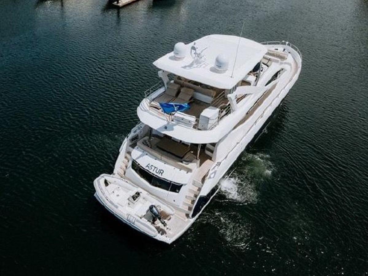 a boat on the water aboard ASTUR Yacht for Sale