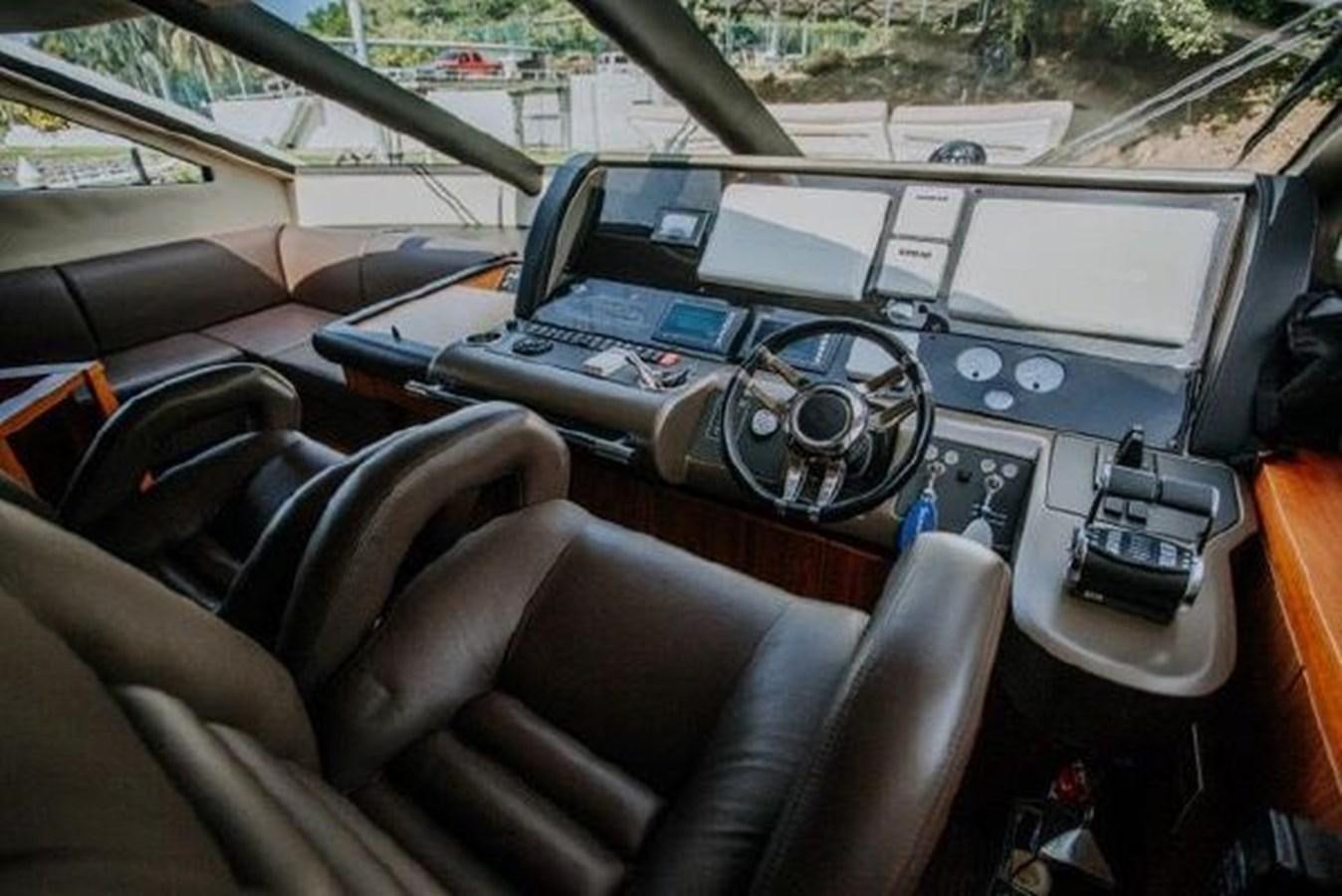 the inside of a car aboard ASTUR Yacht for Sale