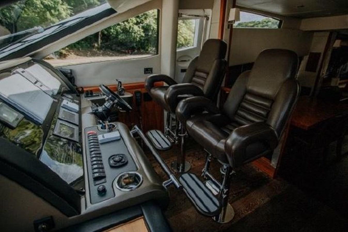 inside of a car aboard ASTUR Yacht for Sale