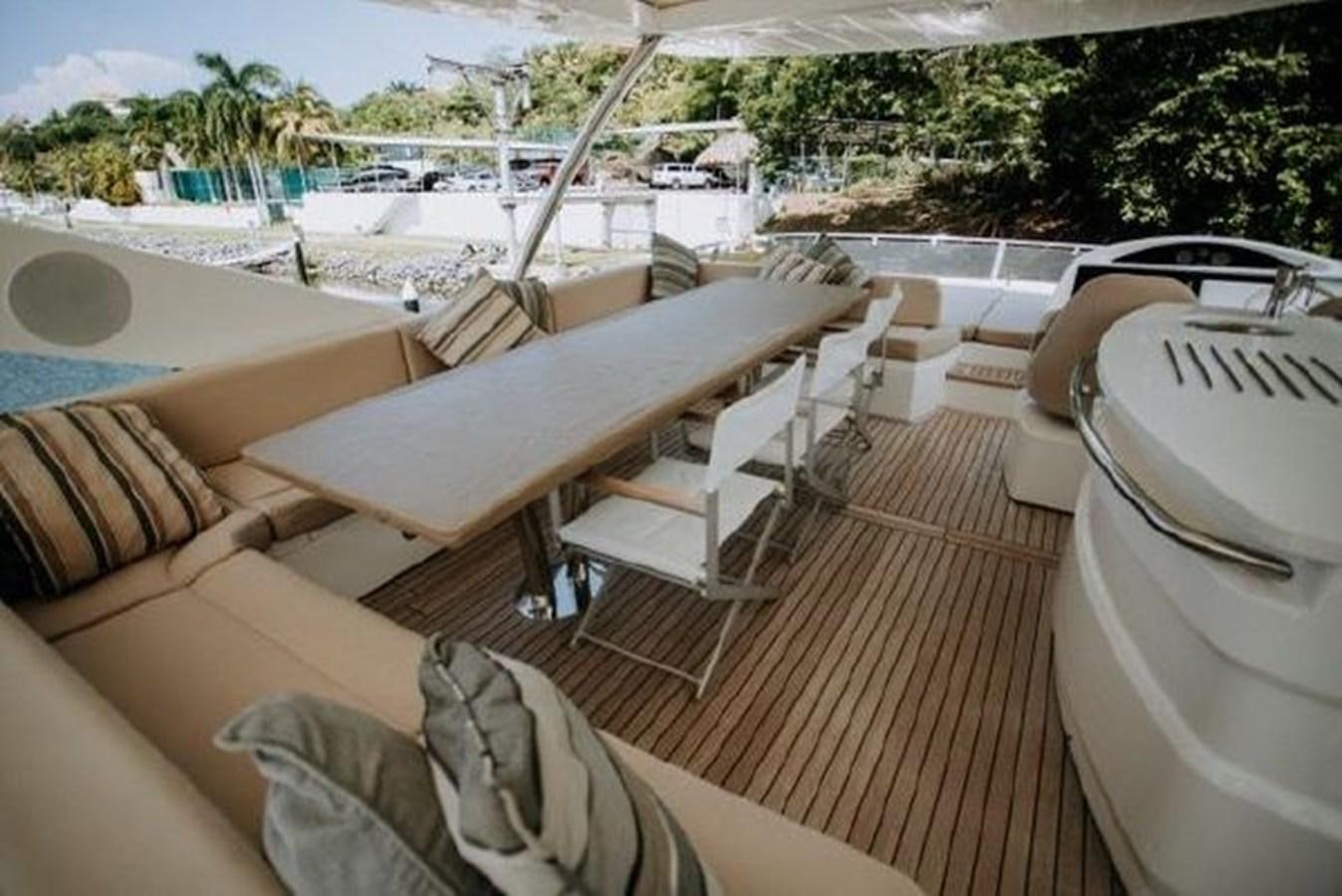 a person lying on a deck aboard ASTUR Yacht for Sale