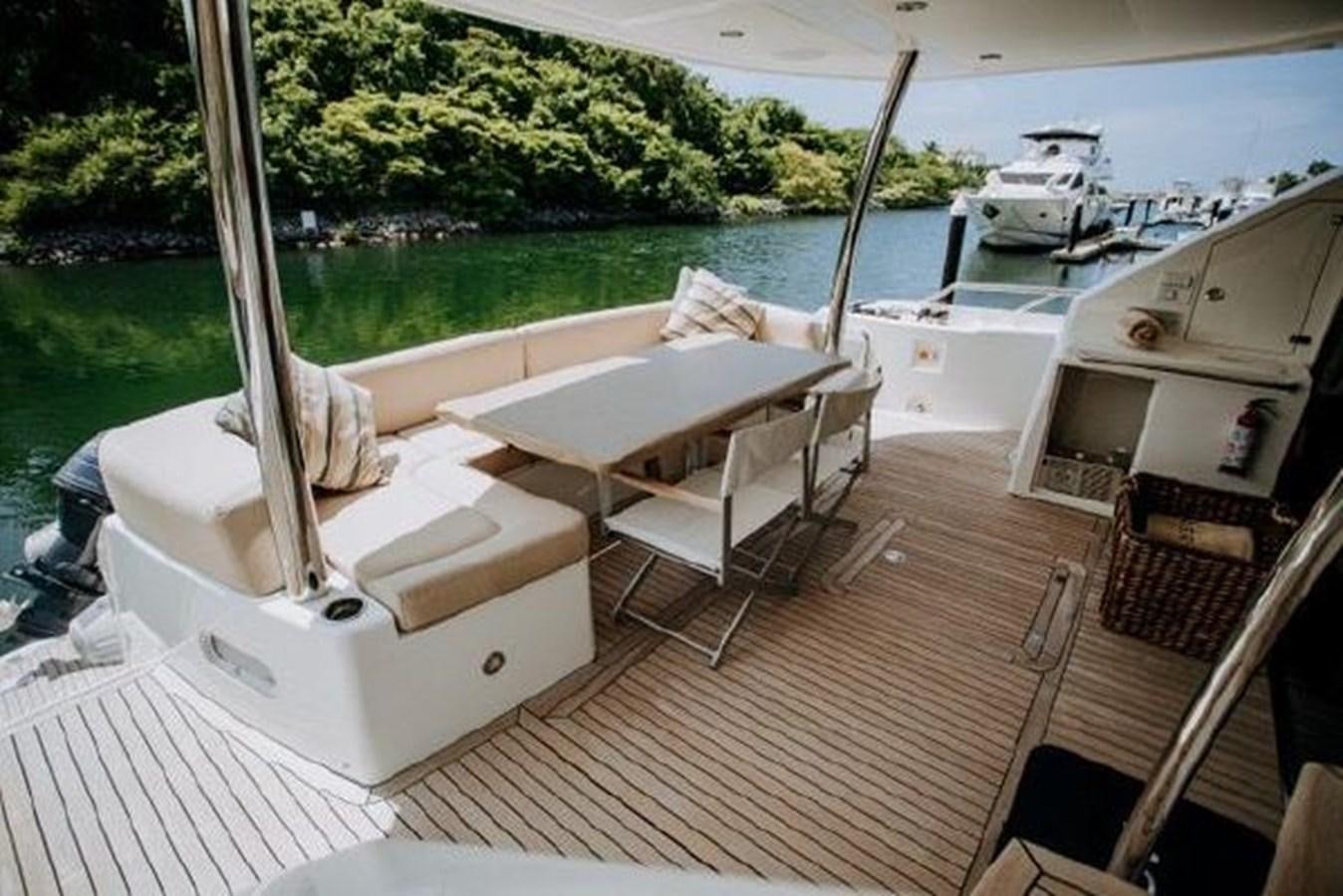 a boat on a deck aboard ASTUR Yacht for Sale