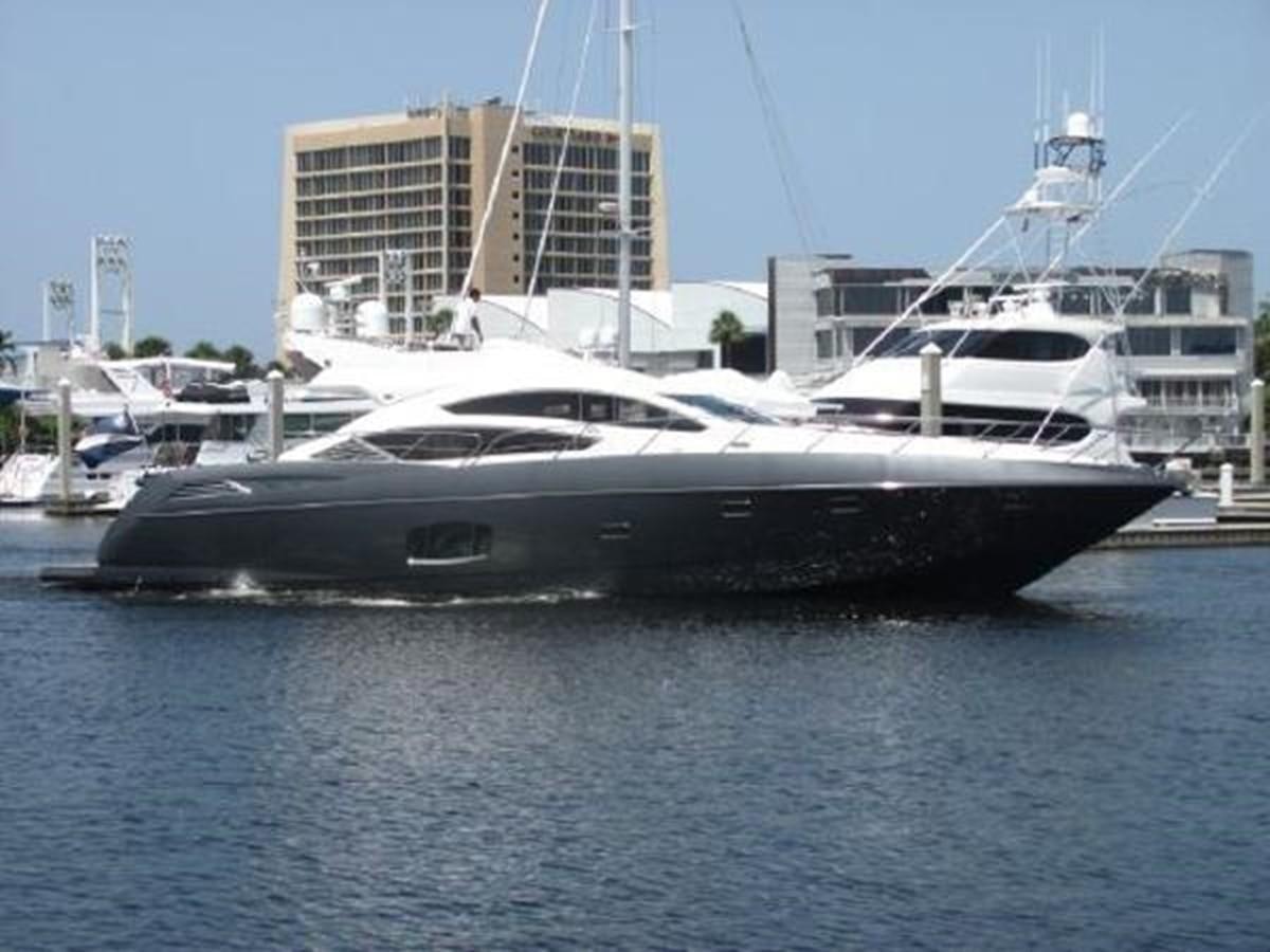 a large yacht in the water aboard SAM JADE Yacht for Sale