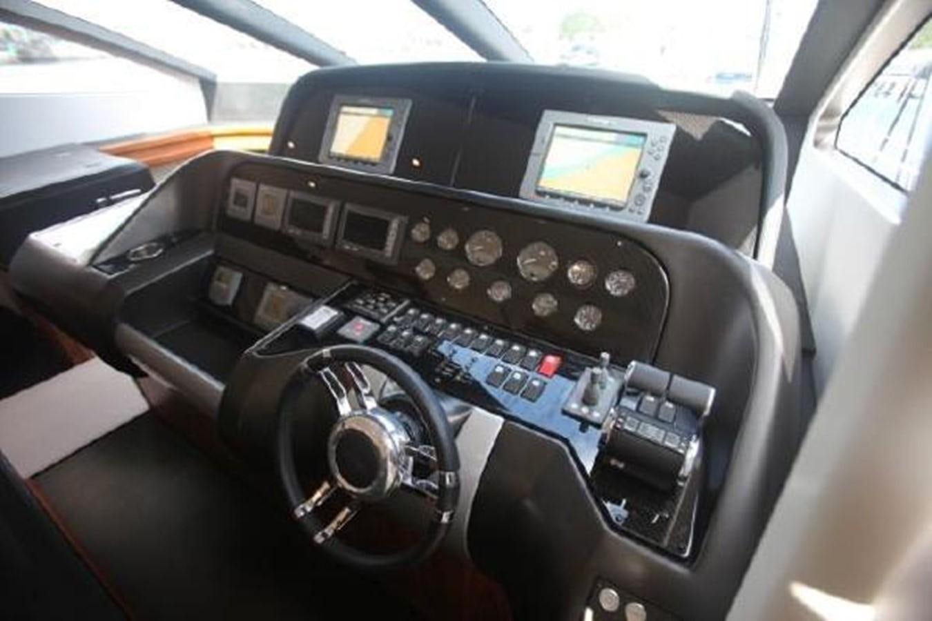 the inside of a car aboard SAM JADE Yacht for Sale