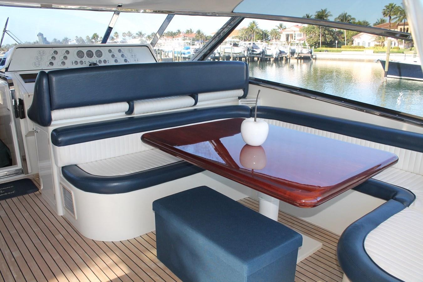 a table on a boat aboard MAGNIFICA Yacht for Sale
