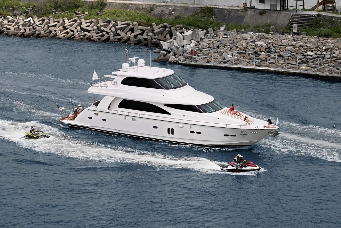 a boat on the water aboard JUSTIFIED Yacht for Sale