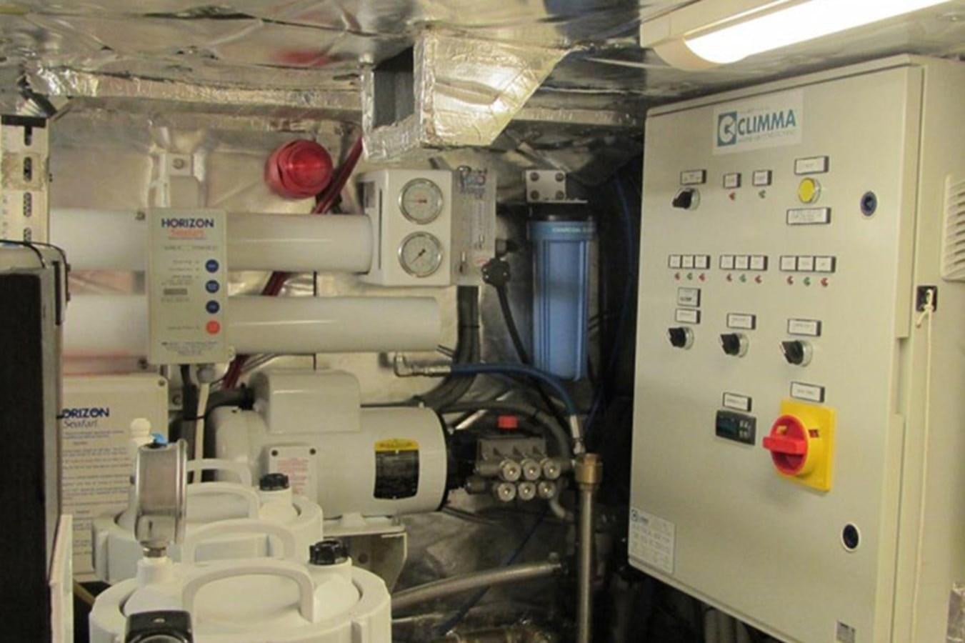 a machine with a blue light aboard CASPA Yacht for Sale