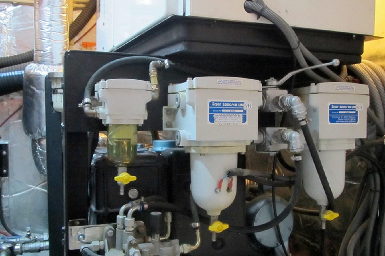 a machine with a large cylinder aboard CASPA Yacht for Sale