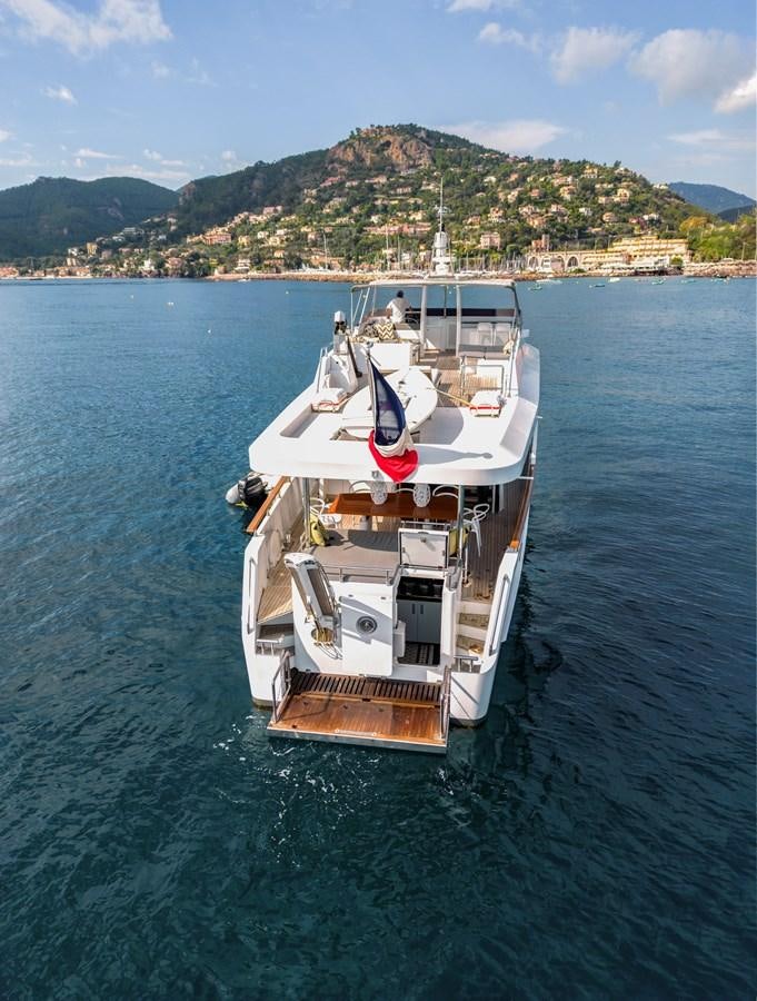 a boat on the water aboard CASPA Yacht for Sale