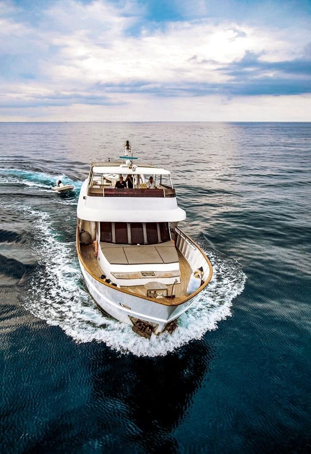 a boat on the water aboard CASPA Yacht for Sale