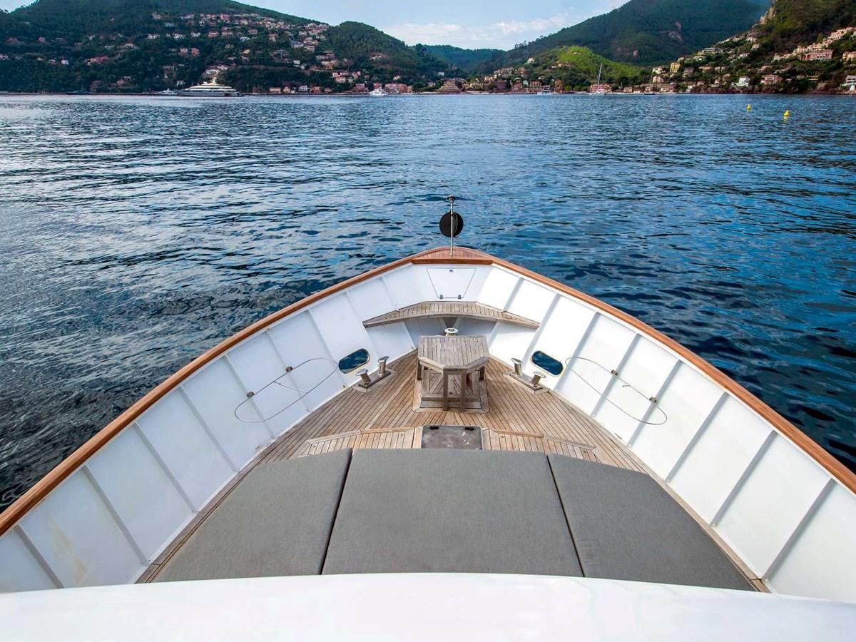a boat on the water aboard CASPA Yacht for Sale