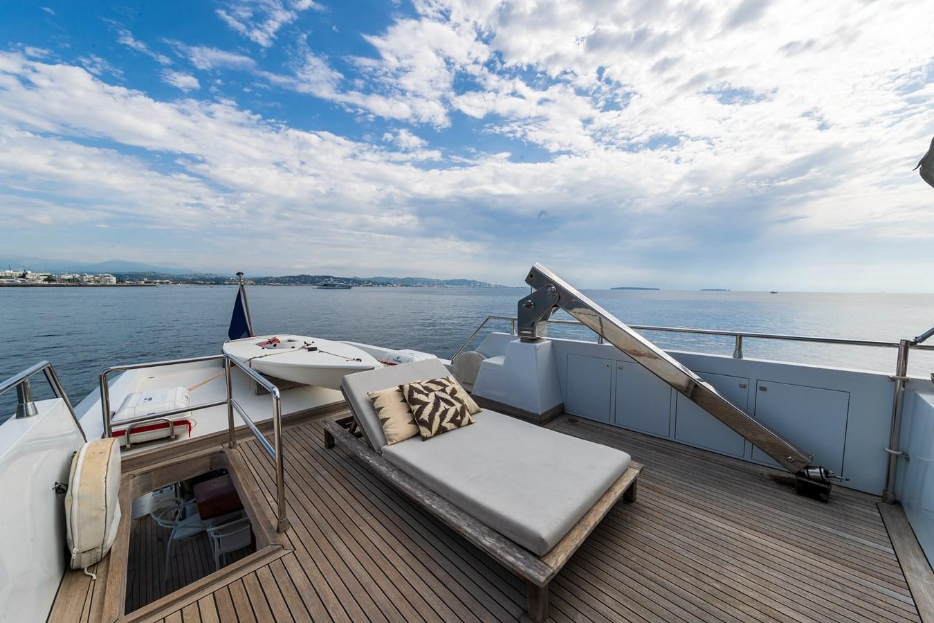 a boat on the water aboard CASPA Yacht for Sale