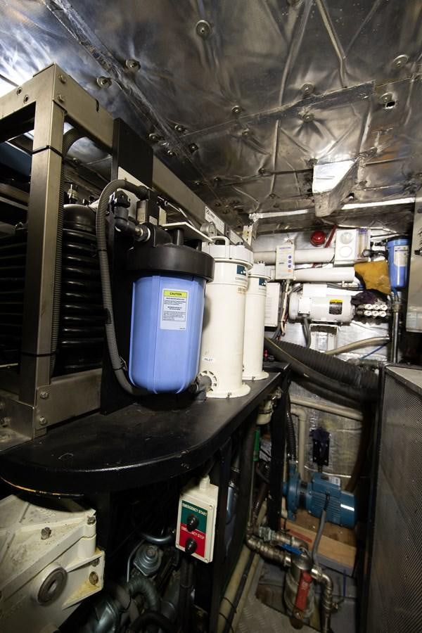 a machine with wires aboard CASPA Yacht for Sale