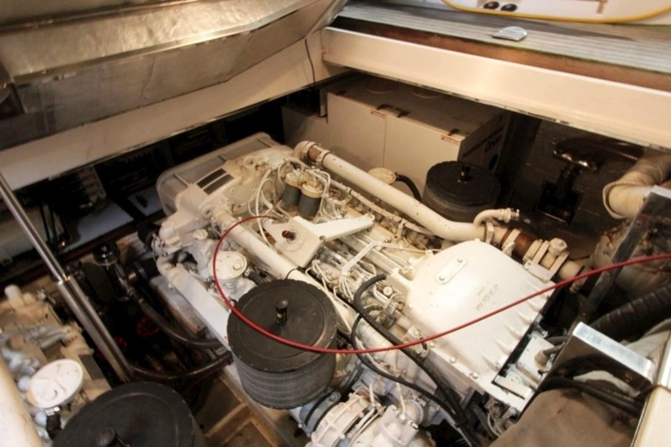 a group of metal parts aboard THE RIVER Yacht for Sale