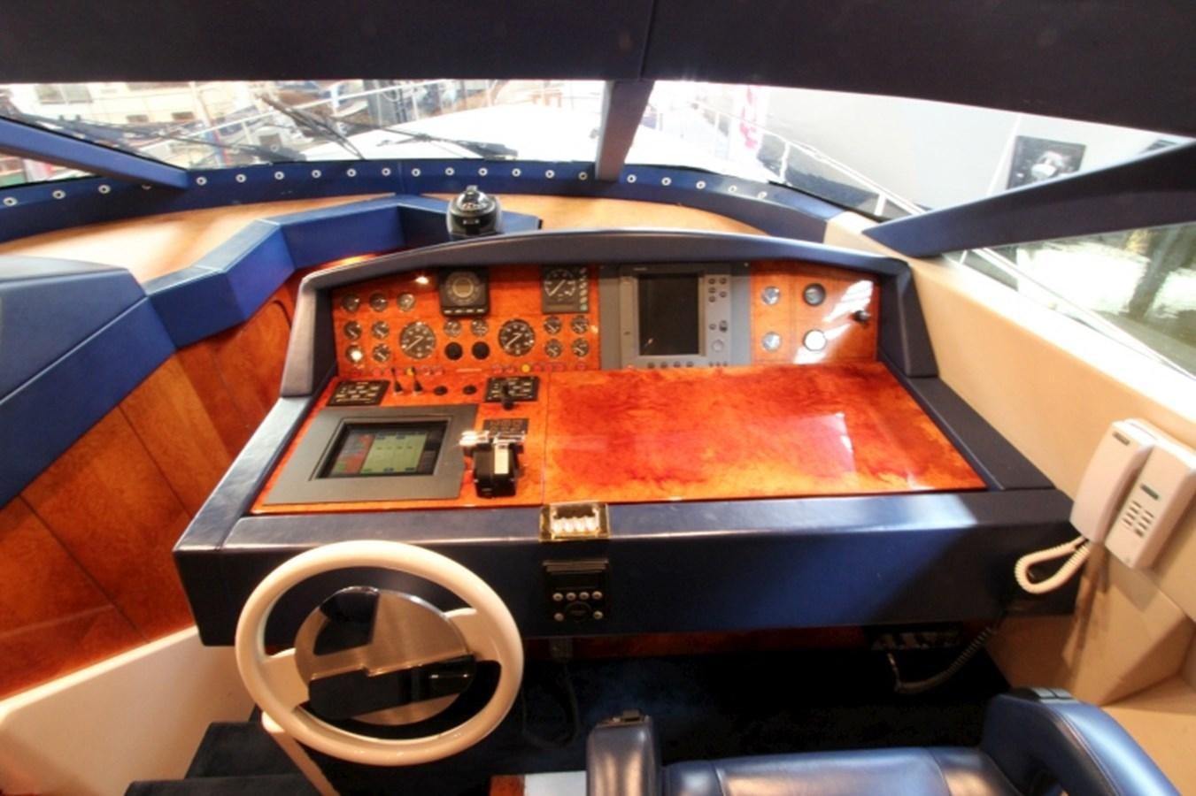 the inside of a car aboard THE RIVER Yacht for Sale