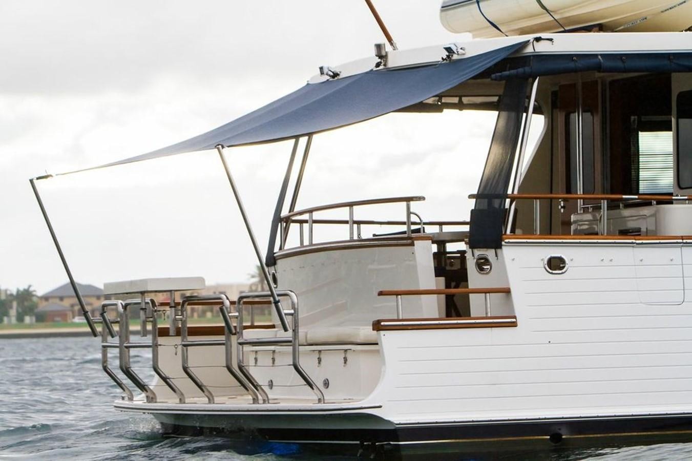 a boat on the water aboard 72' MARLOW RAISED PILOTHOUSE MOTOR YACHT EXPLORER I Yacht for Sale