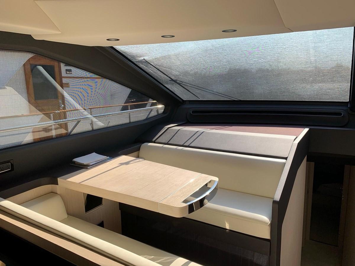 a car with a window aboard AMALFI Yacht for Sale