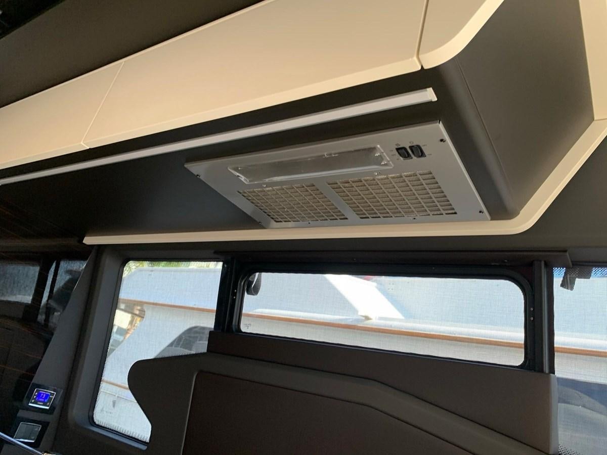 the interior of a car aboard AMALFI Yacht for Sale