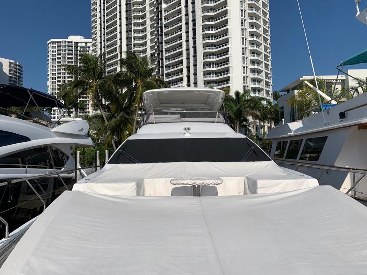 a building with a white roof aboard AMALFI Yacht for Sale