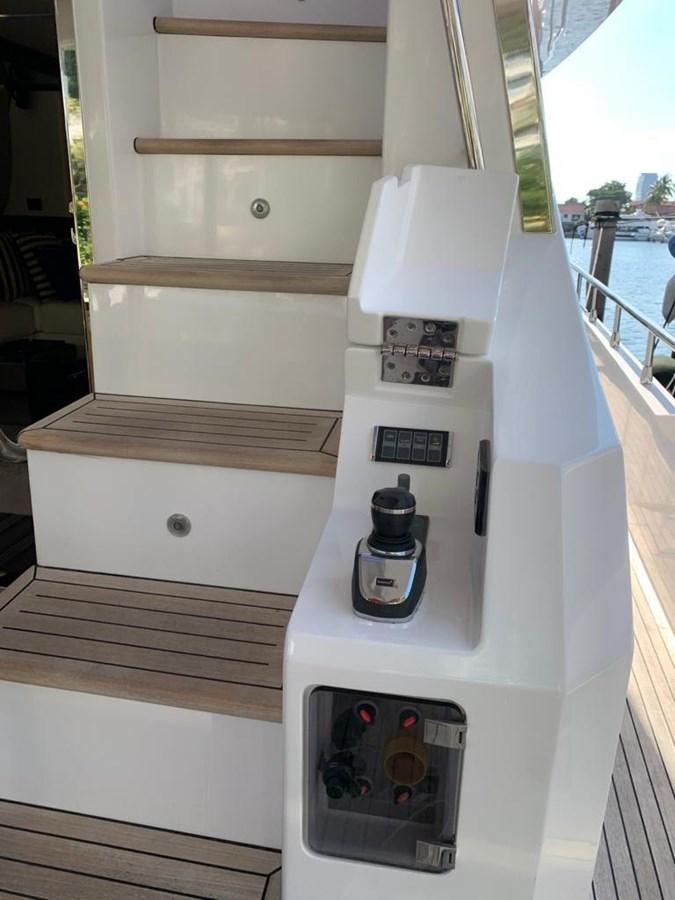 a white machine with buttons aboard AMALFI Yacht for Sale