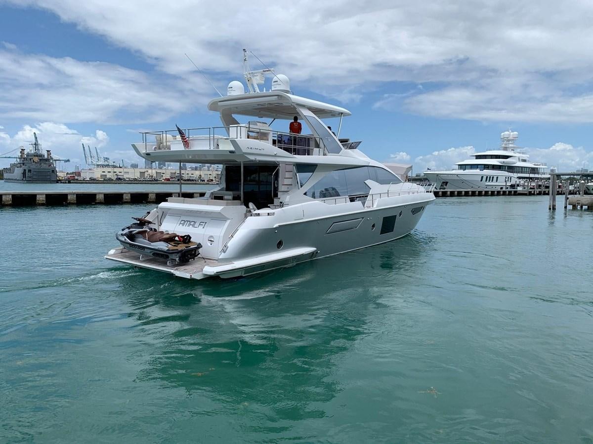a boat in the water aboard AMALFI Yacht for Sale