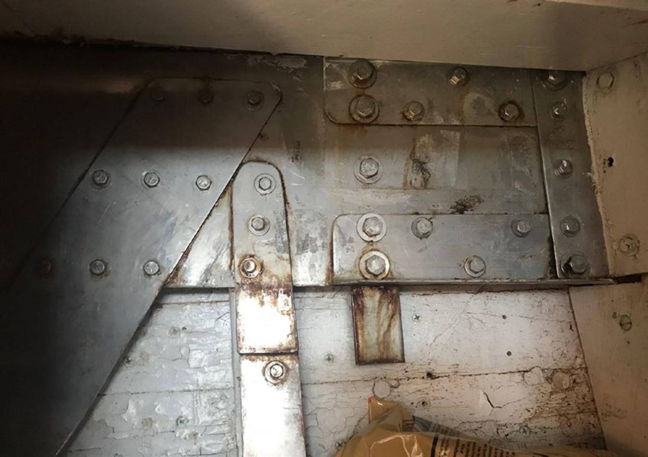 a metal piece with metal rods aboard RUGOSA Yacht for Sale